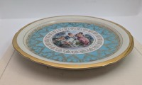Gloria винтажное блюдо с античной сценой (A952)
