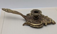 Подсвечник бронзовый старинный (B051)