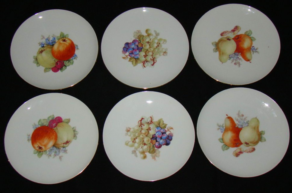 Тарелки фарфоровые Schumann 6шт. (U555)