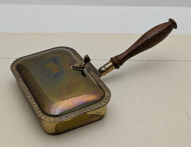 PM ITALY старинный батлер емкость с крышкой (B147)