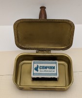 PM ITALY старинный батлер емкость с крышкой (B147)