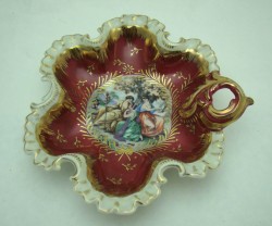 Лоток конфетница фарфоровая (U781)