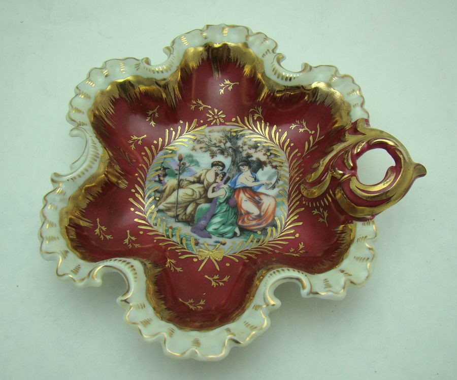 Лоток конфетница фарфоровая (U781)