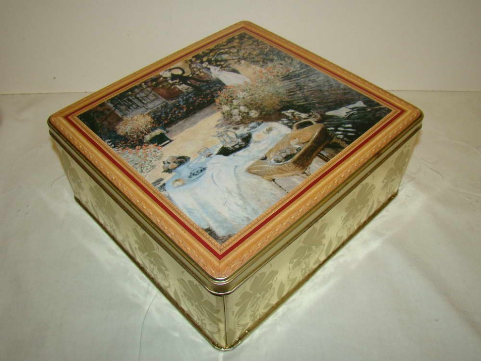 Коробка жестяная с репродукцией картины (T584)