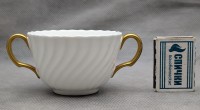 Minton чашка старинная с двумя ручками (A854)