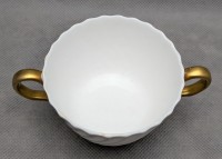 Minton чашка старинная с двумя ручками (A854)