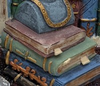 Картина объемная барельеф 3D-панно Капитанский стол (B148)