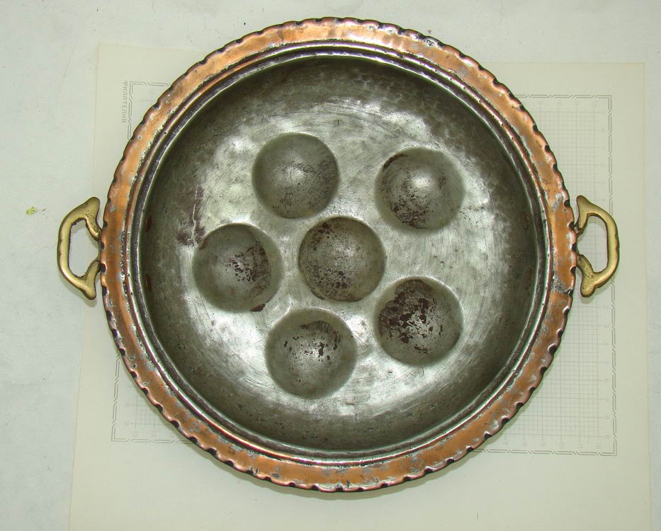 Блюдо старинное, миска для запекания (P182)