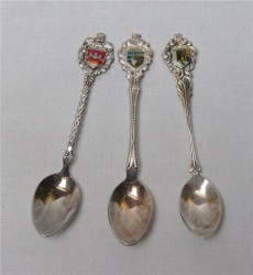 Ложки чайные коллекционные с гербом 3 шт. (H524)