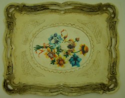 Поднос винтажный Цветы (X629)