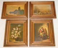 Картины - репродукции винтажные 4 шт. (M180)