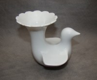 Bareuther вазочка подсвечник винтажный Птица (A362)