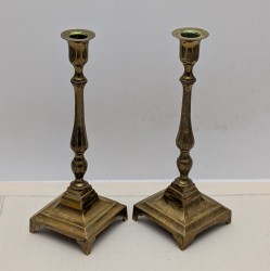 Подсвечники винтажные под тонкую свечу 2 шт. (B053)