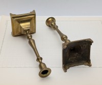 Подсвечники винтажные под тонкую свечу 2 шт. (B053)