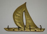 Вешалка для ключей винтажная Лодка Парус (X016)