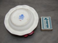 Aynsley подсвечник фарфоровый винтажный Цветы (M669)