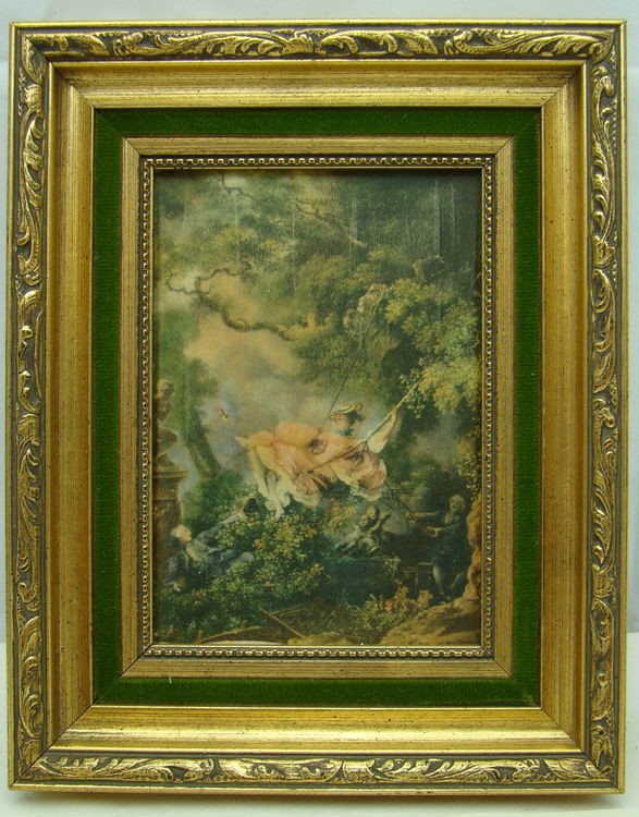 Репродукция на шелке (U459)