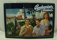 Табличка рельефная постер Budweiser Budvar (Q070)