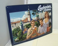 Табличка рельефная постер Budweiser Budvar (Q070)