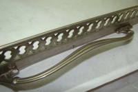 Поднос большой  винтажный со стеклом (W437)