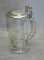 Кружка пивная винтажная Mahou с трещиной (M182)