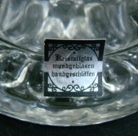 Кружка пивная винтажная Mahou с трещиной (M182)