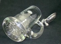 Кружка пивная винтажная Mahou с трещиной (M182)