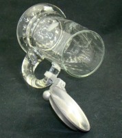 Кружка пивная винтажная Mahou с трещиной (M182)