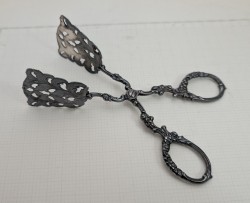Сервировочные старинные кондитерские щипцы (A956)