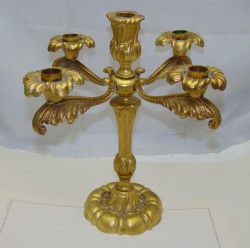 Канделябр подсвечник на 5 свечей старинный (X632)