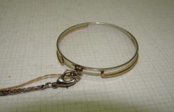 Монокль старинный с цепочкой (N231)