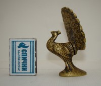 Фигурка бронзовая Павлин (A265)