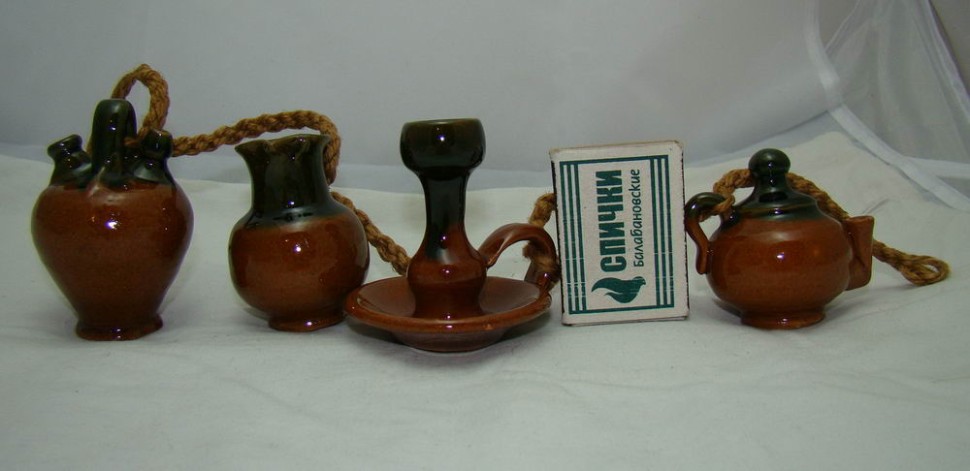 Посуда керамическая мини 4 предм. (U046)