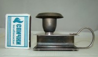 Подсвечник со спичечницей винтажный (M281)