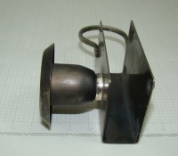 Подсвечник со спичечницей винтажный (M281)