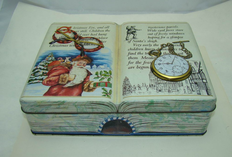 Коробка шкатулка жестяная (R516)