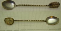 Ложечки миниатюрные старинные 2шт. (W190)