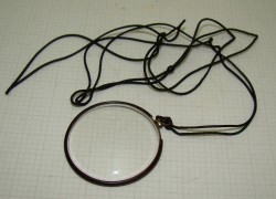 Монокль старинный лупа с чехлом (N233)