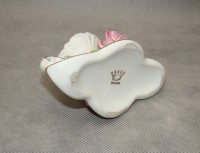 Дрезденский фарфор Подсвечник винтажный Роза (A267)