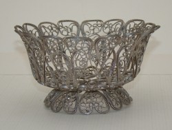 Конфетница винтажная скань (A465)
