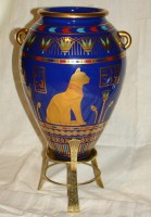 Franklin mint ваза винтажная большая Богиня-кошка (A662)