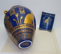 Franklin mint ваза винтажная большая Богиня-кошка (A662)