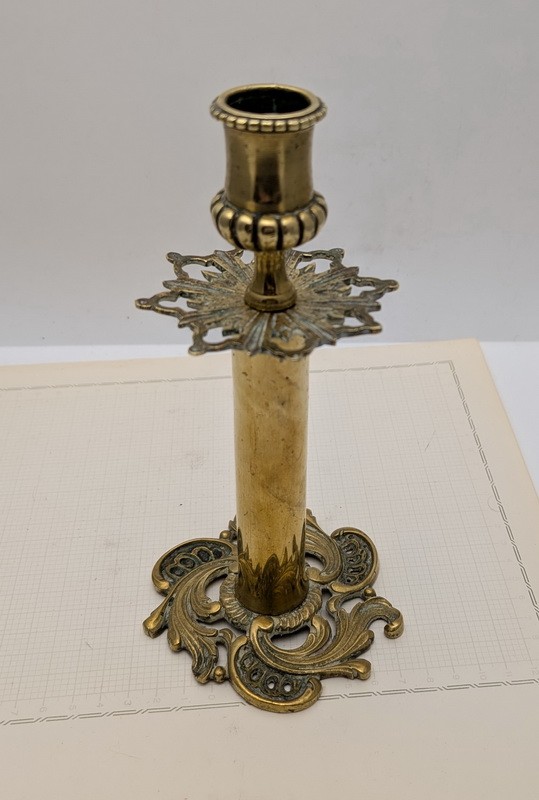 Подсвечник бронзовый старинный (N334)