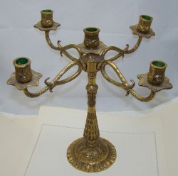 Канделябр бронзовый подсвечник на 5 свечей (W951)