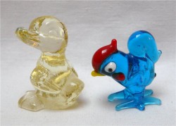 Фигурки "Утенок" и "Петух" миниатюрные (J863)