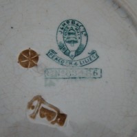 J. & M.P. Bell & Co две старинные шотландские тарелки 19 века (A663)