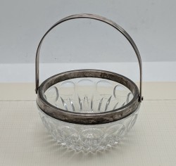 Вазочка конфетница винтажная (A960)