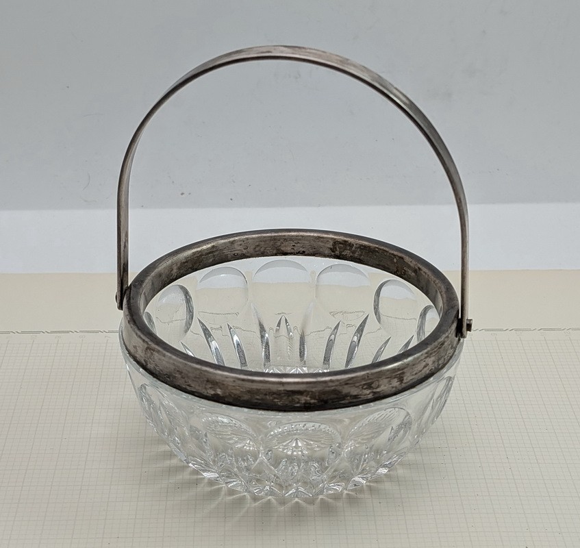 Вазочка конфетница винтажная (A960)