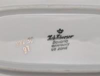Zeh Scherzer два старинных сервировочных блюда (B155)