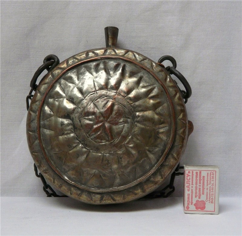 Фляга большая старинная (K764)